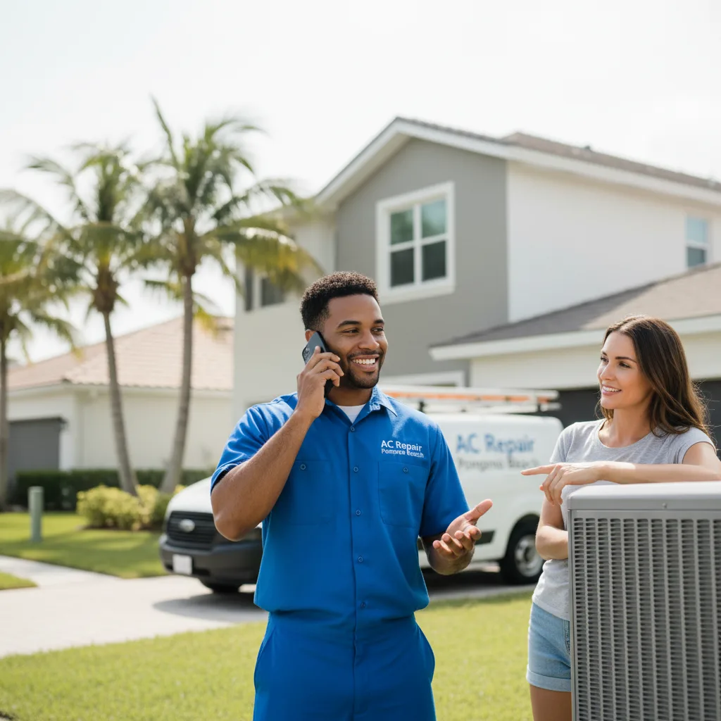 AC Repair Pompano Beach customer support in Trail